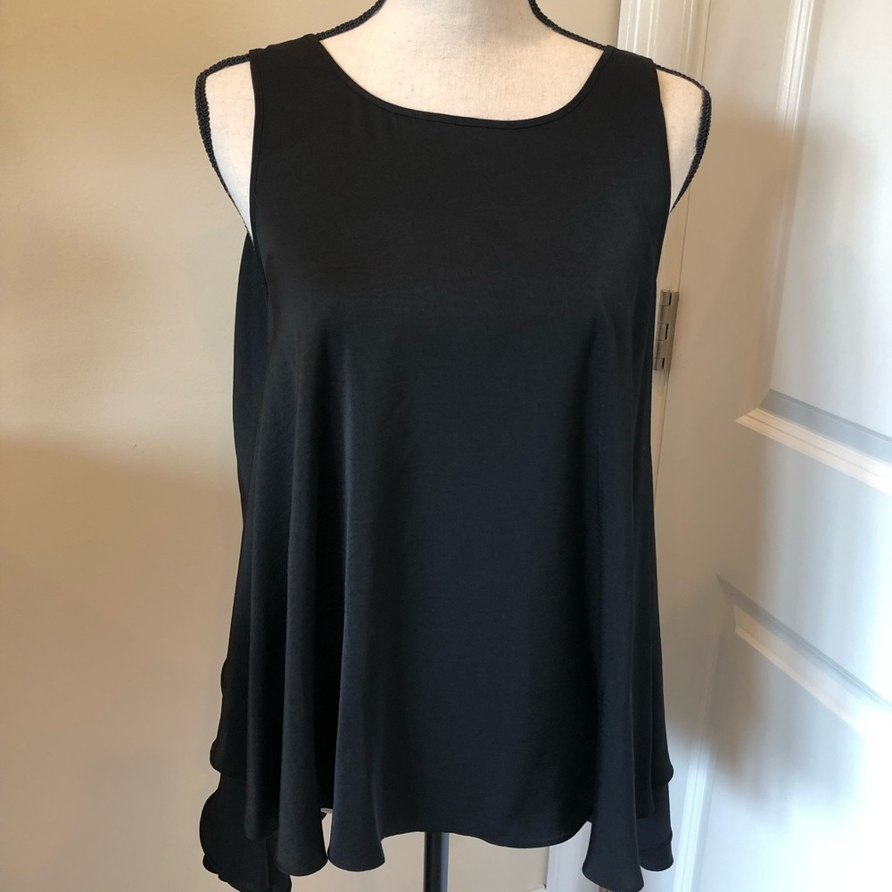 BCBGMaxAzria Jadine Woven Sleeveless Blouse